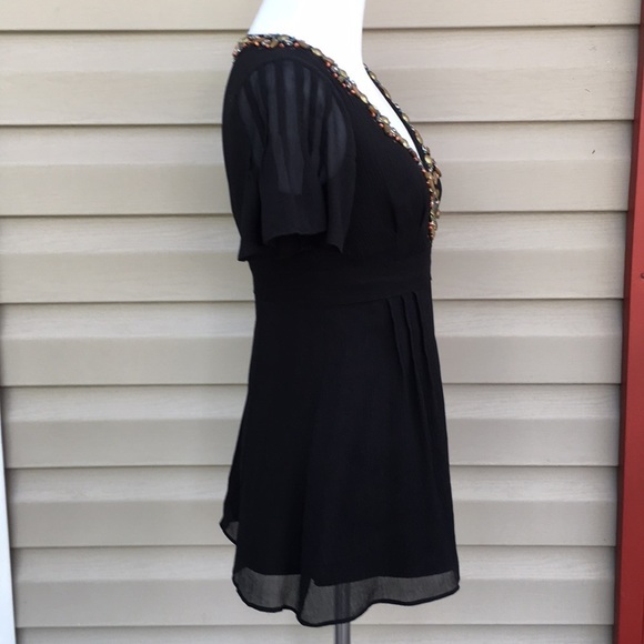 Nanette Lepore Women’s Black silk blouse - Picture 3 of 8